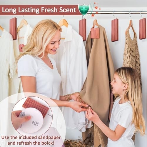 Móc treo tuyết tùng đỏ thơm ( xỏ dây)